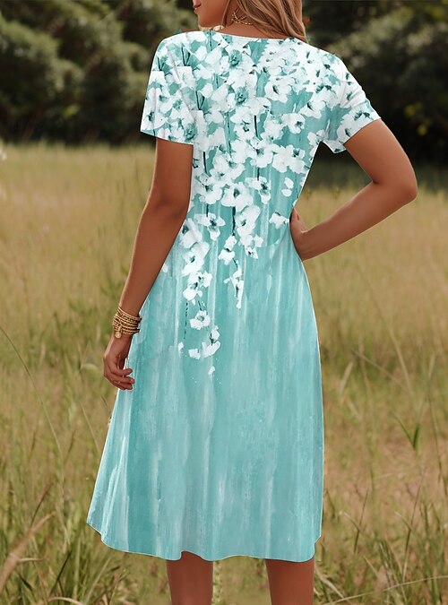 Women's Mini Dress Casual Dress Petite Dress T Shirt Dress Tee Dress Sundress Casual Vacation Casual Daily Regular Fit Floral Short Sleeve Crew Neck Women's Mini Dress Casual Dress Petite Dress T Shirt Dress Tee Dress Sundress Casual Vacation Casual Daily Regular Fit Floral Short Sleeve Crew Neck
