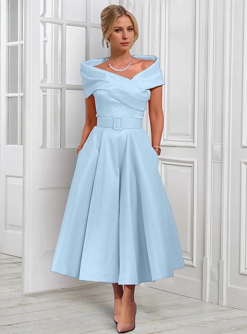 knee length dresses for ladies Kit's Garden Party Fit & Flare Dress main image 0