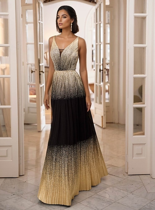 slim fit dress slacks Off The Shoulder Gown in Black and Gold Silk Organza Brocade 2
