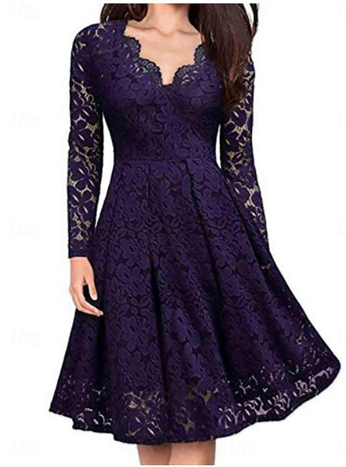 white christmas dresses Gradient Blue Floral Applique Prom Dresses V-Neck A-Line Evening Dress –  Viniodress