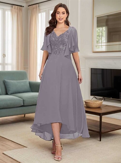 a line solid dress Zapakasa Women Fashion Swing Dress with Half Sleeves Elegant Royal Blue A  Line Solid Mother Dress