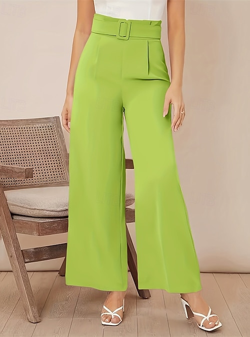 chinese dress ladies Dress Pants for Womens Stretch Dessy Yoga Trousers Business Work Office  Leggings Seamless Solid Casual Slacks with Pockets Army Green at Amazon Women's  Clothing store