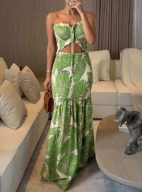 chinese dress ladies HT 360 Collective - Green Dress | Long Maxi Dress