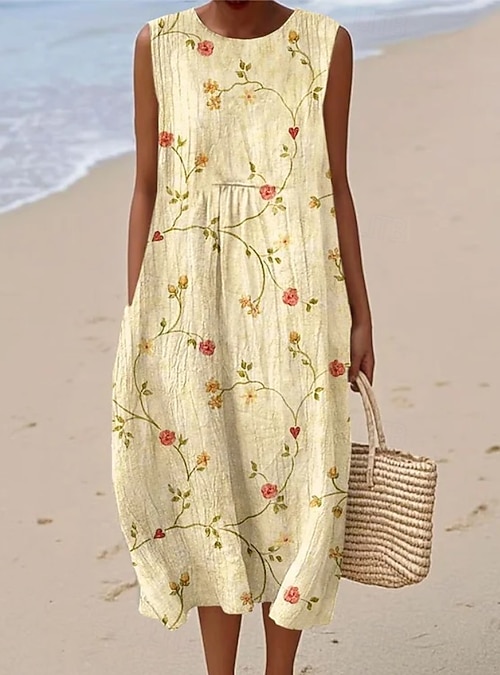 loose linen dresses uk loose linen dresses uk 100% Linen Loose Fit Button Waist Gathered Maxi Dress  LUNA  LINTICO-UK