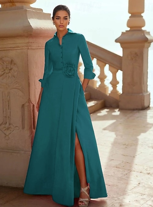 slim fit dress slacks GLS by Gloria GL3434 Prom Dress - Navy