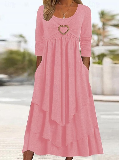 light pink casual dress long sleeve Pink V-Neck Long Sleeve Fitted Maternity Maxi Dress