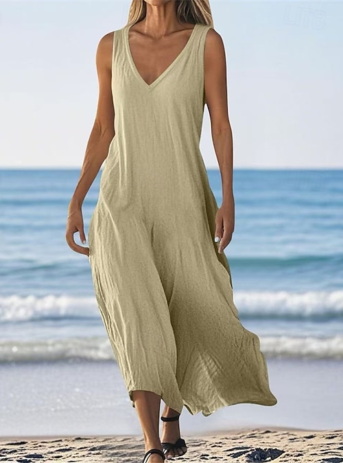 Dames Lange jurk maxi-jurk Casual jurk Zomerjurk Modieus Modern