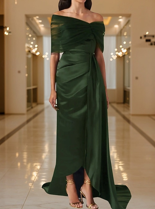 mermaid gown dress Zapaka Women Dark Green Long Prom Dress Mermaid Halter Formal Dress with  Appliques Beading – ZAPAKA