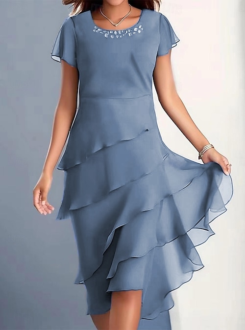 homecoming dresses blue long Cute Two-Piece Homecoming Dresses Blue Halter Neck Hoco Dresses main image 0