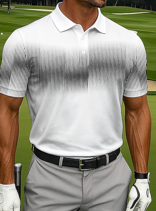 Hombre Golf Línea Polo Camisetas polo deportivas Manga Corta