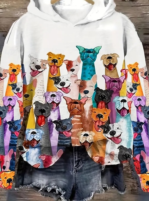 Sudadera con capucha para mujer tipo pullover oversized de manga