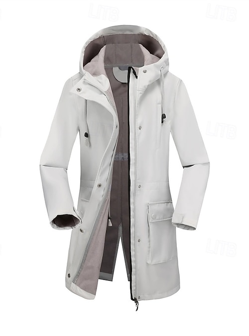 Mujer Gabardina Chaquetas impermeables para la lluvia Abrigos para