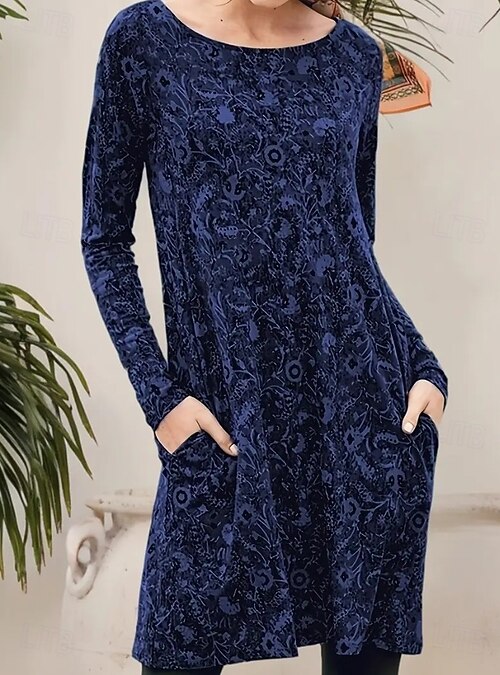 paisley winter dress Colette Dress in Winter Paisley  Beau & Ro