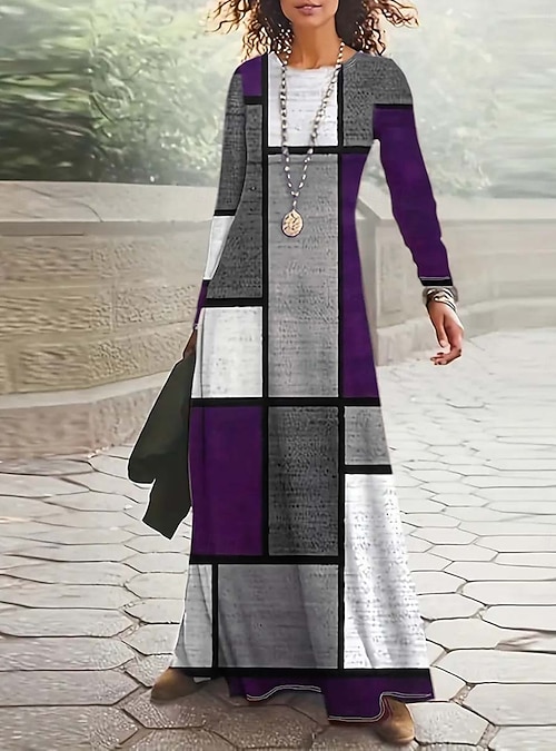 Women's Maxi Dress Shift Dress A Line Dress Fit And Flare Dress