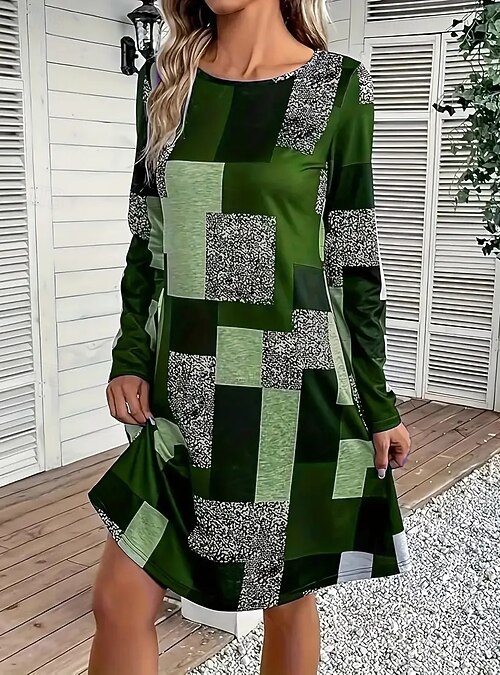 green emerald velvet dress Cream Knit Fit and Flare Mini Dress