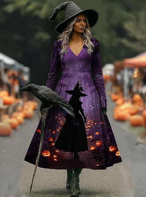 hocus pocus maxi dress Authentic Hocus Pocus Sarah Sanderson Costume for Women | Adult | Womens | M | Pink/Purple/Red