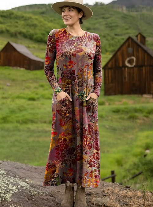 chinese dress ladies YeGine Oversize Tshirt Dress Plus Size Short Sleeve Maxi Dress with Pockets  Dark Blue XL at Amazon Women's Clothing store