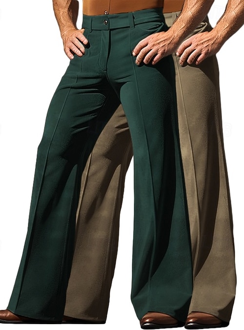Per uomo Pantaloni Pantaloni Eleganti Pantaloni a zampa Pantaloni