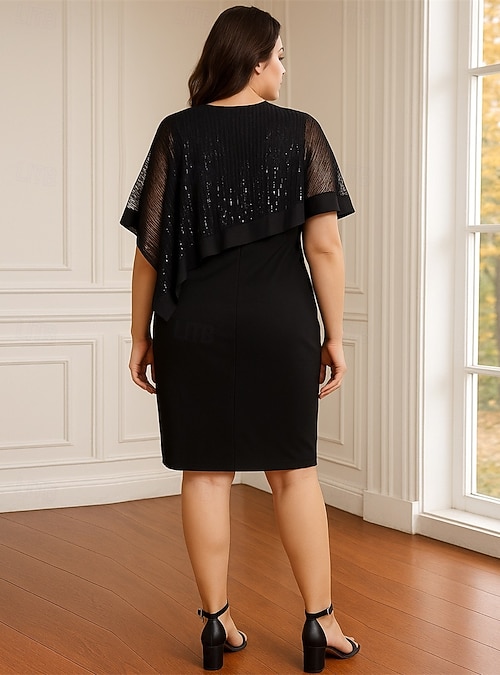 cotton taffeta dresses Mini Flounce Dress tone design A MediumVSR Color:beige Women's La Cera 2523X