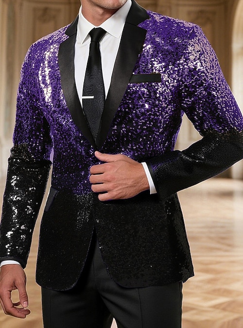 Per uomo Blazer Affari Cocktail party Ricevimento di matrimonio