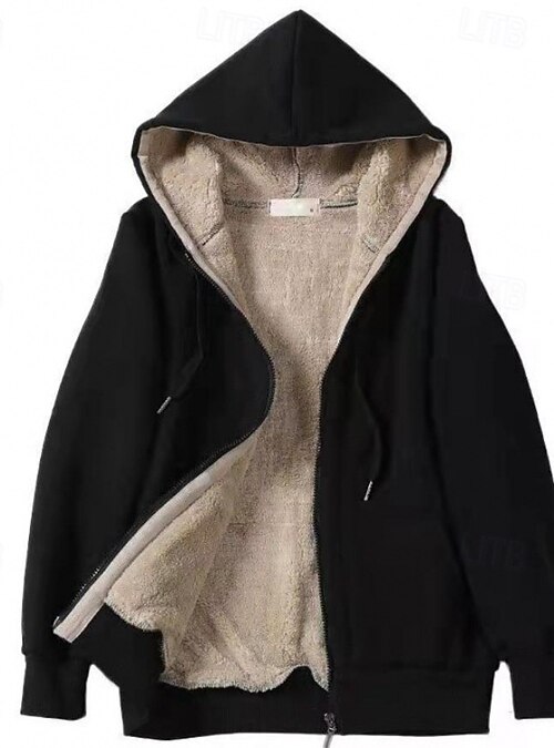 Mujer Pijama tipo sudadera con forro polar Sudadera con capucha