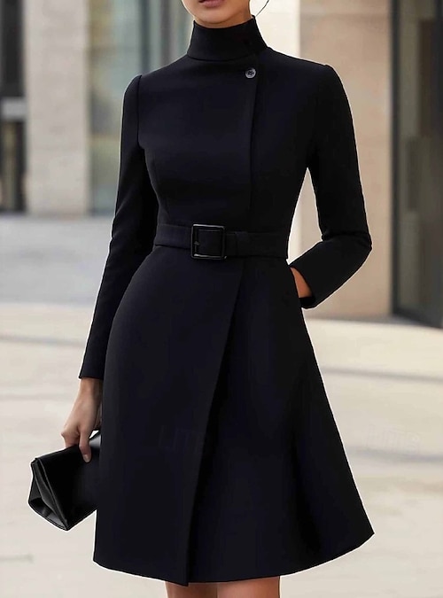 winter mini dress formal Sydney's Closet JK2421 - Long Sleeve Velvet Sequin Evening Dress 18 / Unicorn main image 0