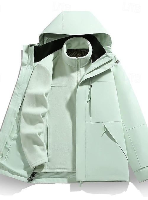 Mulheres Jaqueta impermeável em Prova-de-Água A Prova de Vento