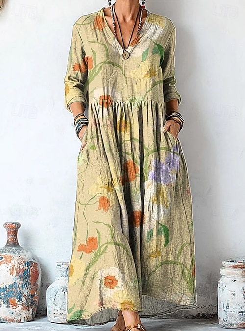chinese dress ladies Erika Peña Lola Bohemian Halter Maxi Dress White / O/S main image 0