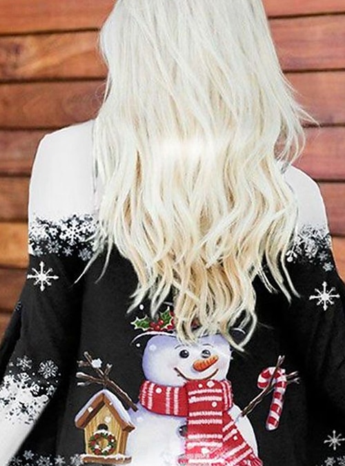 Mulheres Casaco de inverno Leve Confortável Imprimir Abertura