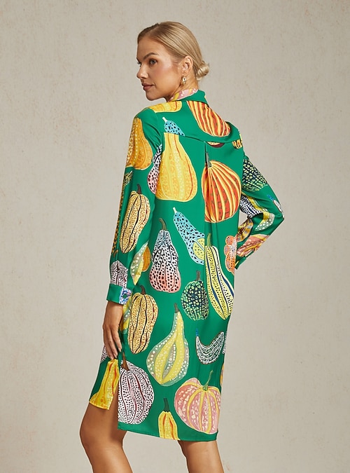 pumpkin shirt dress Pumpkin Vines T-shirt Dress