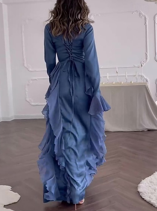 green emerald velvet dress Amarra 94037CL Prom Dress - Light Blue