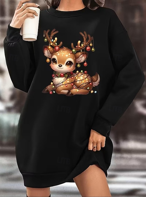 Christmas Women's Santa Claus Black Red khaki Fall Winter Mini Dress Shift Dress Athletic Dress Vacation Casual Outdoor Vacation Home Loose Fit Geometric Plaid Color Block Crew Neck 2026 - $36.99 Christmas Women's Santa Claus Black Red khaki Fall Winter Mini Dress Shift Dress Athletic Dress Vacation Casual Outdoor Vacation Home Loose Fit Geometric Plaid Color Block Crew Neck 2026 - $36.99