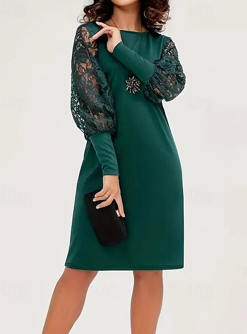 formal dress with hoodie Fernscape Hooded Dress Dark Roast / M