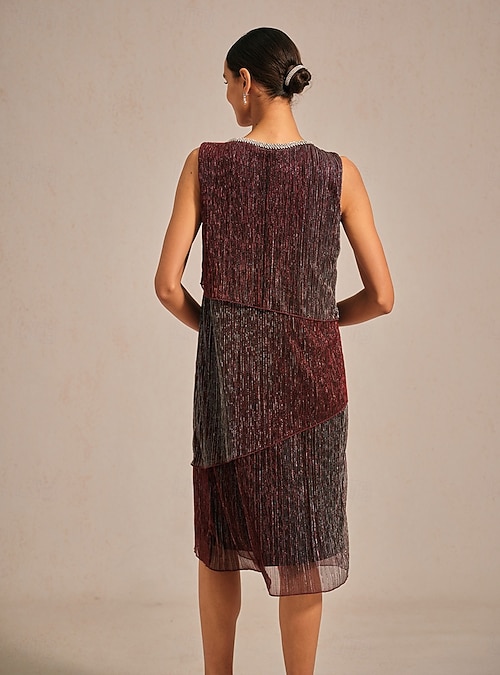 loose fitting cocktail dresses Detailed Ruffle Loose Fit Spring Dress S main image 1