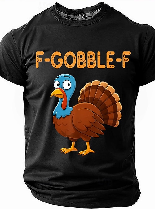 Women's Thanksgiving Turkey Shirt - 'Gobble' Funny Family Holiday T-Shirt For Women