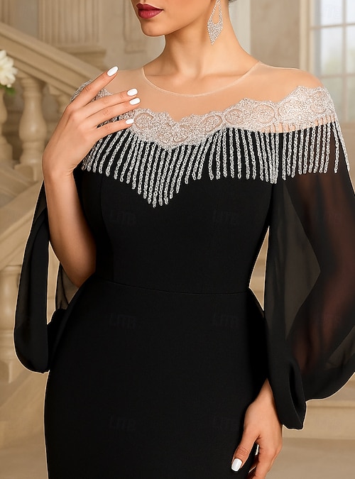 off the shoulder black knit dress Off The Top Sweater Dress