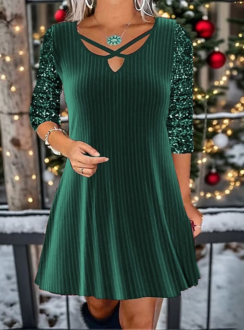 green emerald velvet dress Darla Green Pleated Mini Dress
