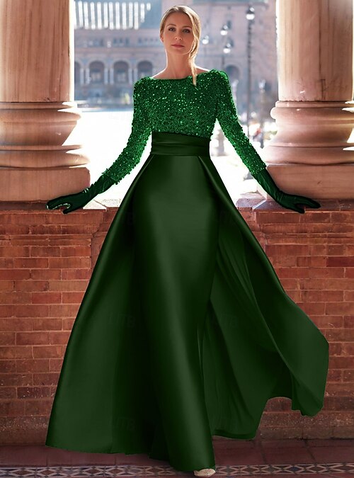 green emerald velvet dress Jewel Embroidery 3D Flower Mesh w/ Corset Back Long Ball Dress GLGL317 –  smcfashion.com main image 0