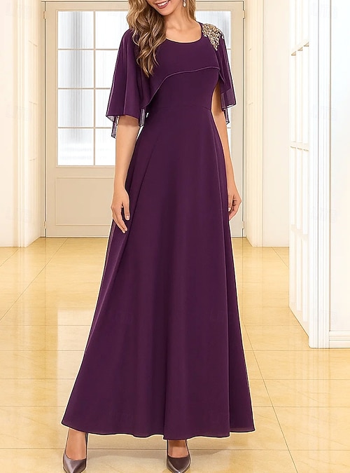 Vestidos Burlington Purple Dresses Black V-Neck Sheer Long Sleeves Cut-Out  Back Prom Dress With