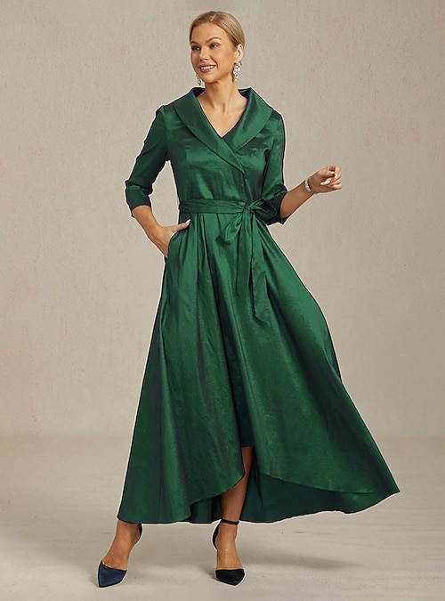 solid green maxi dress Emerald Green Kaftan Maxi Dress | Luxury Resort Wear Outfit main image 1