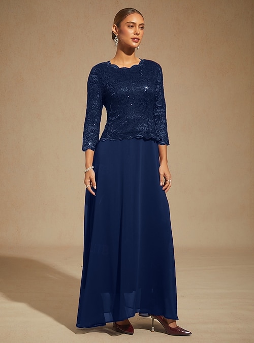 navy blue dress for baby girl R.Vivimos Women's Fall Winter Vintage Velvet Dress Short Sleeve V Neck  Elastic Waist Tiered Ruffle A-Line Elegant Maxi Dress main image 1