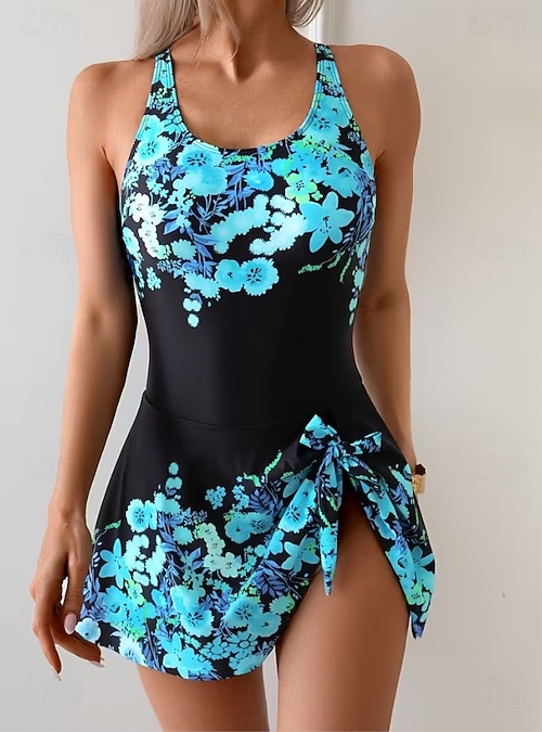 one piece dress for beach wear Sunsets Naomi Swim Dress One Piece 130