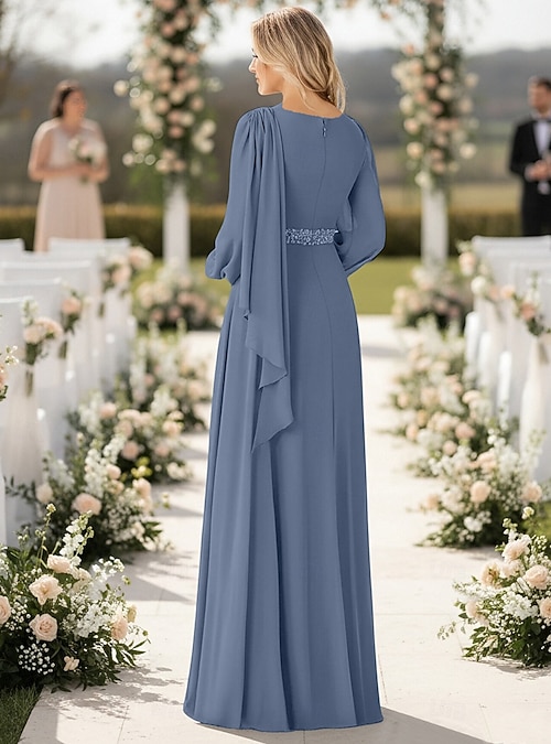 sachin and babi light blue dress By Anthropologie + The Marais Printed Chiffon Maxi Dress main image 0