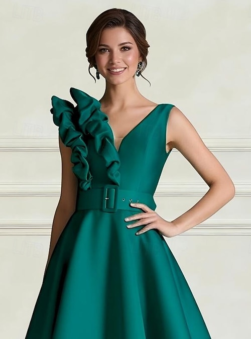 semi formal satin dress Ladivine 7479: Long Formal Prom Dress with Cowl Neck Mauve / 12