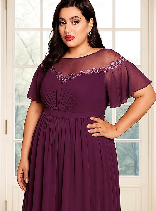 formal dresses for short curvy women UPPADA Women Plus Size Maxi Dress Cocktail Wedding Guest Dress Short Sleeve  Wrap V Neck Formal Dress High Low Split Ruffle Long Dress for Curvy Women  Pink,XXXL