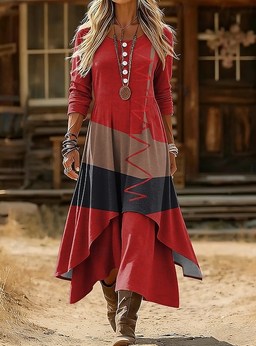 shift holiday dress Mistletoe and Holly Plaid Shift Dress
