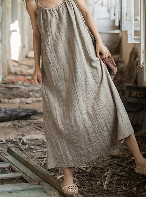 loose cotton slip dress Cotton Dress Slip