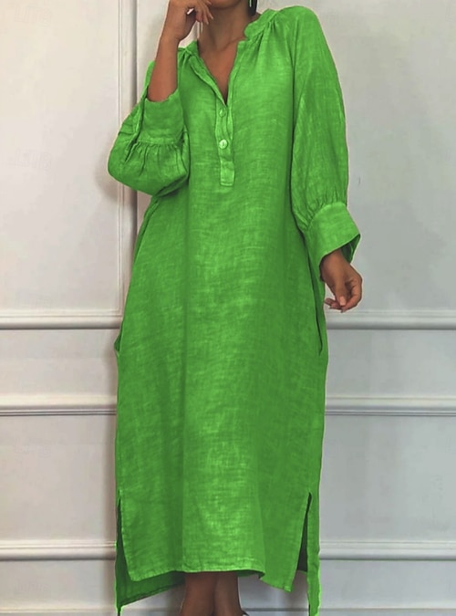 slim fit dress slacks Apricot 1950s Green Polka Dots Tie Neck Swing Dress With Pockets –  PollyBoutique main image 0