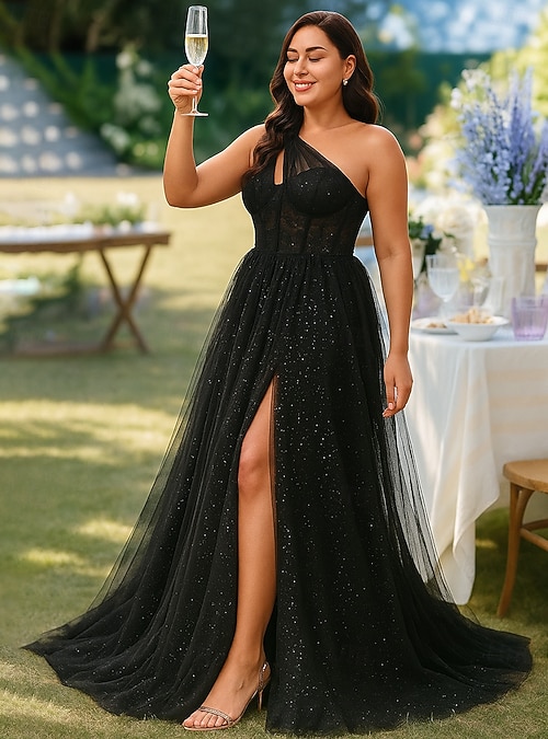navy blue dress for baby girl HVEOO Women's Summer Sleeveless Ruched Waist Flowy A Line High Low Midi  Cocktail Dress Black Size L