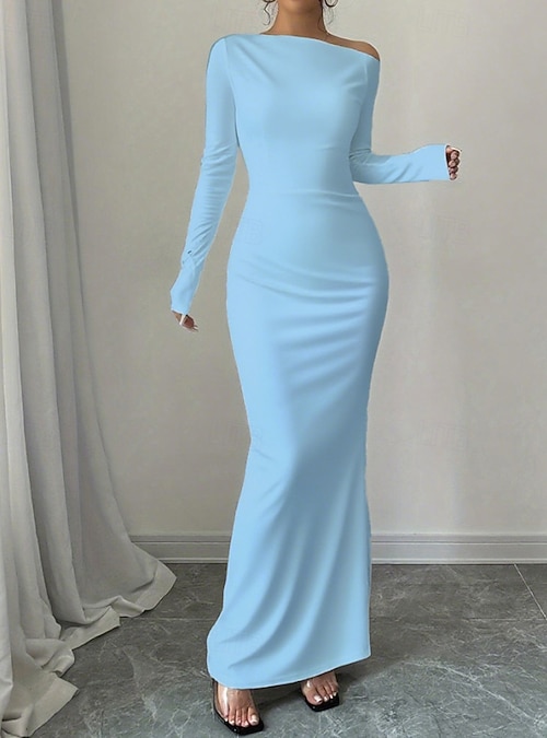 Women's Long Dress Maxi Dress Prom Dress Party Dress Cocktail Dress Modern Evening Party Party Special Occasion Regular Fit Plain Long Sleeve Crew Neck Black White Pink Khaki Fall 2026 - $27.99 Women's Long Dress Maxi Dress Prom Dress Party Dress Cocktail Dress Modern Evening Party Party Special Occasion Regular Fit Plain Long Sleeve Crew Neck Black White Pink Khaki Fall 2026 - $27.99